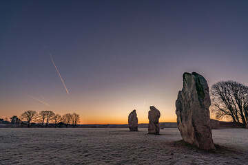Avebury Stone Circle Neolithic and Bronze Age ceremonial site at dawn