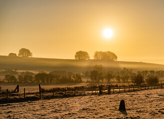 Avebury Stone Circle Neolithic and Bronze Age ceremonial site at dawn