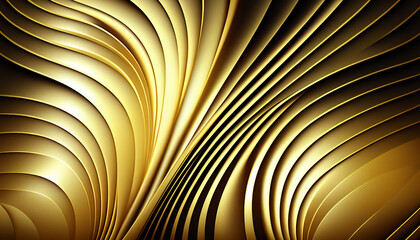 creative abstract golden gold wave textured material background