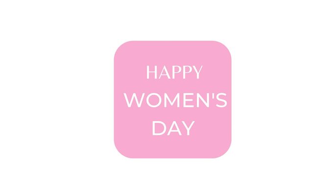 Happy Women's Day wish image for business use