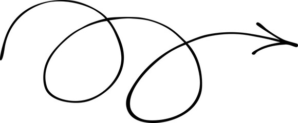 Arrow sketch handmade doodle swipe up symbol sign. Simple png design element. Sketch by marker or pen. Arrow icon vector hand drawn 