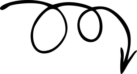 Arrow sketch handmade doodle swipe up symbol sign. Simple png design element. Sketch by marker or pen. Arrow icon vector hand drawn 