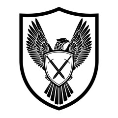 Insignia army chevron vector illustration