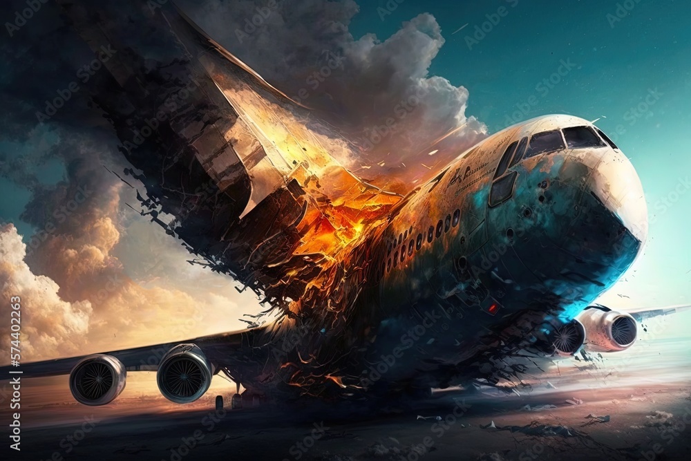 Poster unexpected terror in the sky: an accident with no prior warning generative ai
