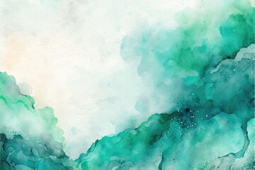 Fototapeta premium Abstract colorful painted Watercolor Background generative ai