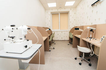 Office of modern ophthalmology clinic 