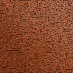 Brown Leather Texture Background created with Generative AI technology