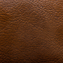 Brown Leather Texture Background created with Generative AI technology