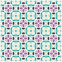 Seamless vector background with repeat pattern.Abstract ethnic rug ornamental seamless pattern.Perfect for fashion, textile design, cute themed fabric, on wall paper, wrapping paper and home decor.