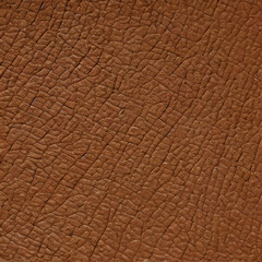 Brown Leather Texture Background created with Generative AI technology