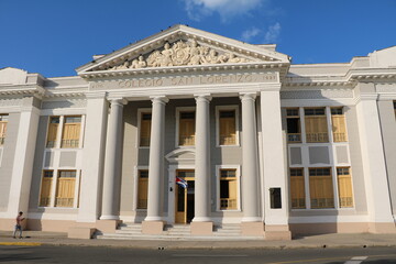 Fototapeta premium Colegio San Lorenzo in Cienfuegos, Cuba Caribbean