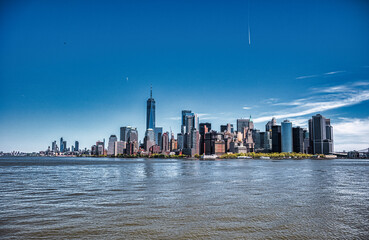 new York Manhattan gratte ciel usa voyage building panorama 