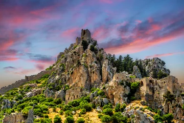 Gordijnen St Hilarion Castle in Northern Cyprus © nejdetduzen