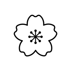 花のベクターアイコン