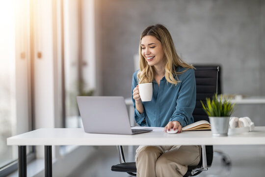 Web designer working at office and planning new website