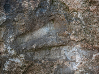 imagen detalle textura piedra con distintas profundidades y distintos tonos
