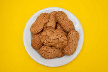 Tea cookie letter S typical in Portugal