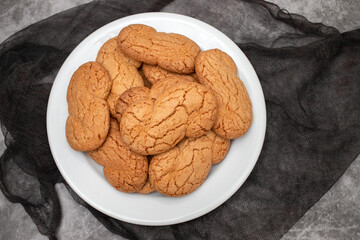 Tea cookie letter S typical in Portugal
