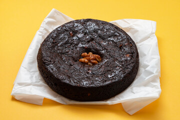 typical portuguese cake with dry fruits Bolo de Madeira