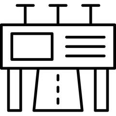 Road Banner Icon
