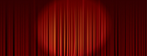 spot on wide curtain