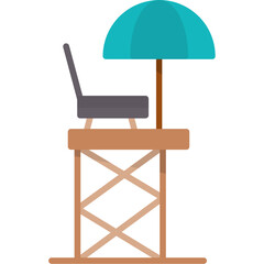 Lifeguard Chair Icon