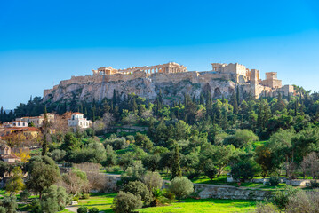 Parthenon temple on the Acropolis in Athens, Greece