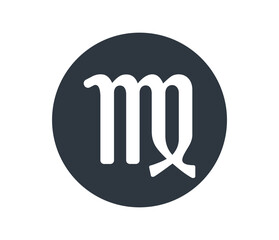 Isolated Scorpio astrological logo
