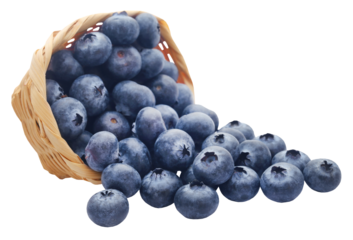 Group of fresh blueberries