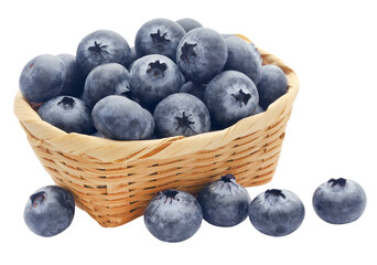 Group of fresh blueberries