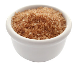 Brown sugar in ceramic bowl