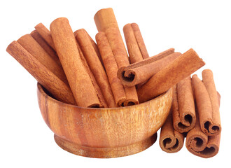 Bunch of some fresh aromatic cinnamon