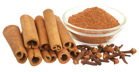 Aromatic star anise with fresh cloves