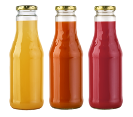 juice bottle isolated