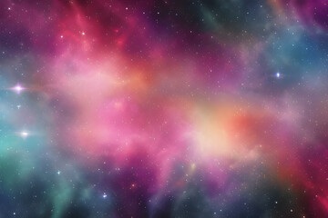 Naklejka premium universe space background abstract created using generative ai
