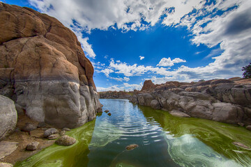 Fototapeta na wymiar Lake views in the Arizona desert