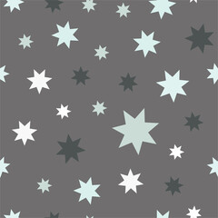 cute and delicate stars on a dark background