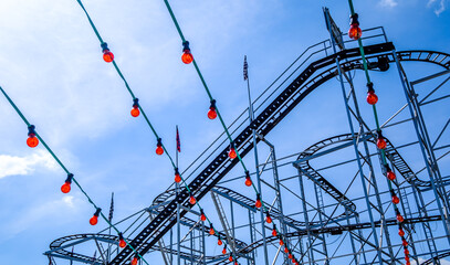 typical tracks of a rollercoaster