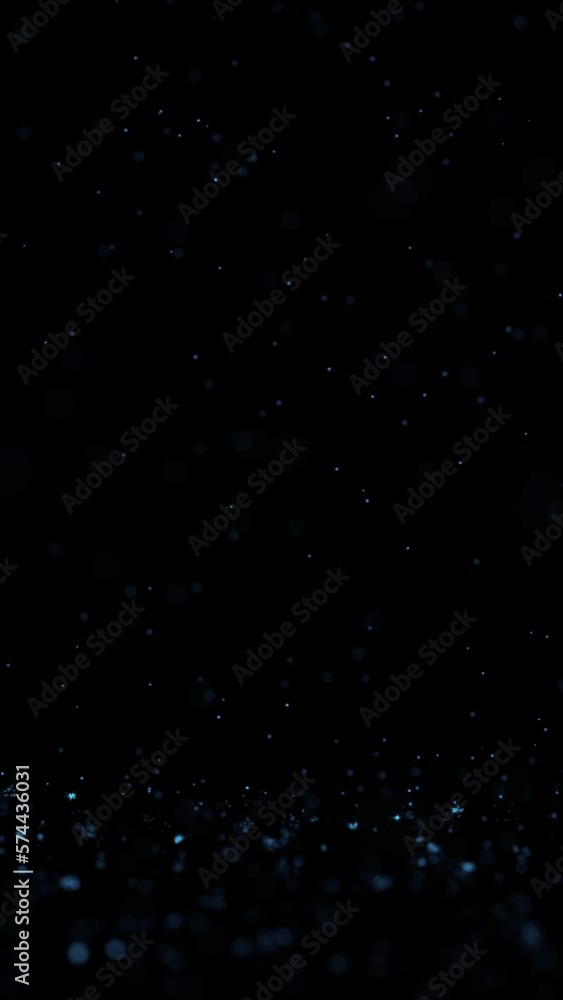 Poster rainfall rain drops closeup bouncing seamless looping on clean black copy space vertical background.