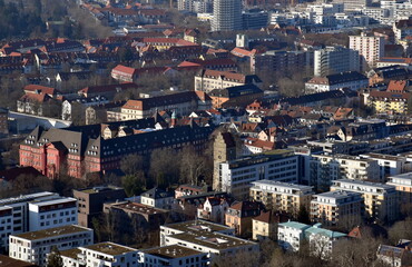 Obraz premium Blick auf den Norden von Freiburg
