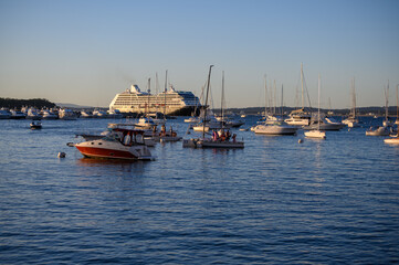 Barcos na marina de Punta de Leste, Uruguay