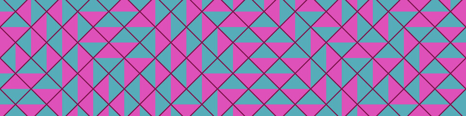 Obraz premium Color Rhombus tile tessellation pattern illustration