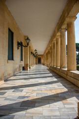 Museum of Asian Art in the ex British governors palace, Corfu, Greece