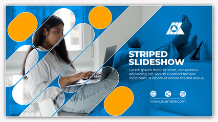 Striped Business Slideshow