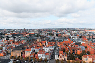 Naklejka na ściany i meble View over Copenhagen, Denmark