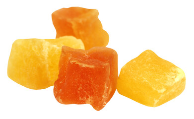 Dried fruits apricot and papaya