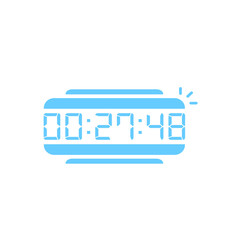 Digital clock icon vector design illustration.