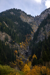 Autumn views in the mountains