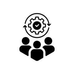 technical committee or tech support simple icon
