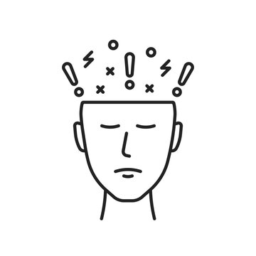 recommend clip art: frustrated person icon with thin line sad face